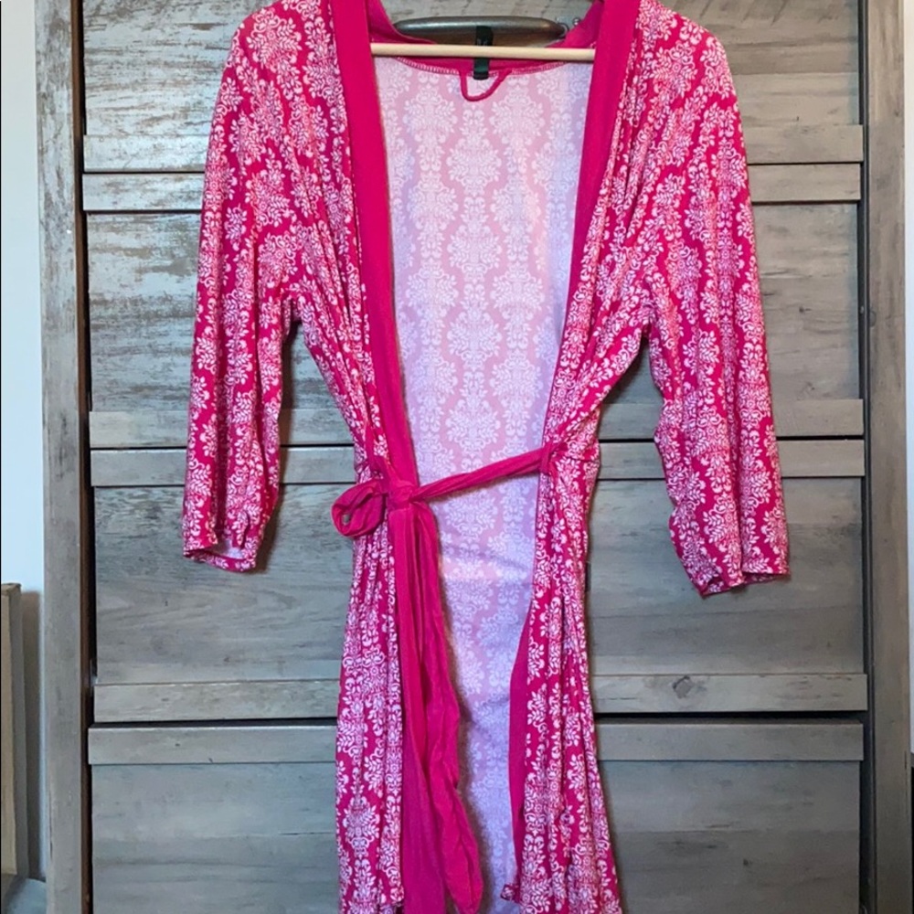 Laura Ashley Pink Floral Robe